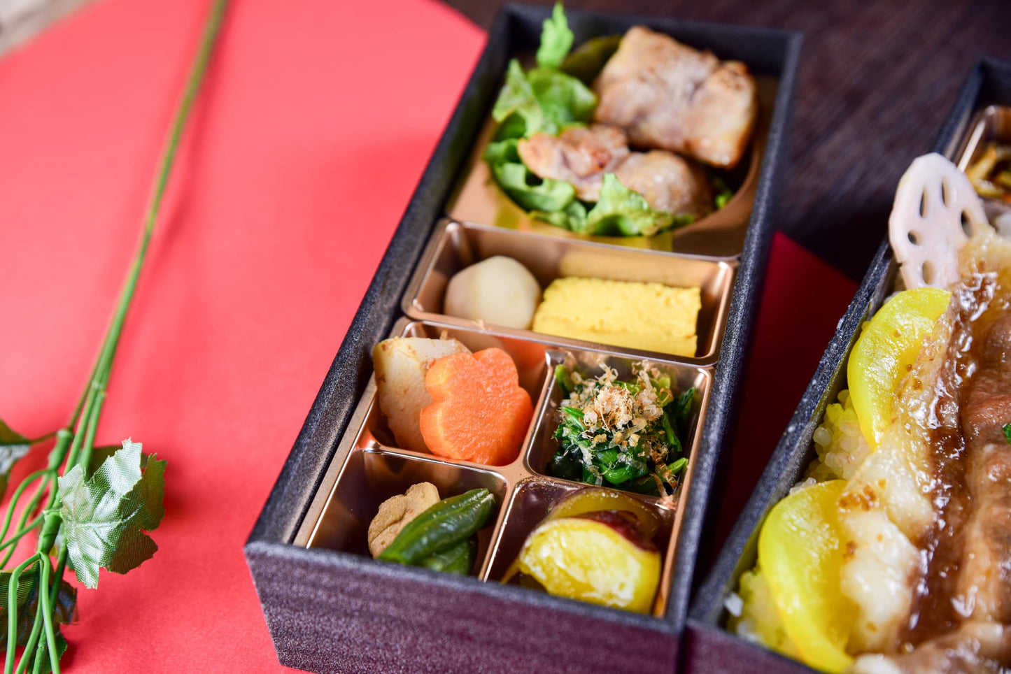 黒毛和牛すき焼き二段重