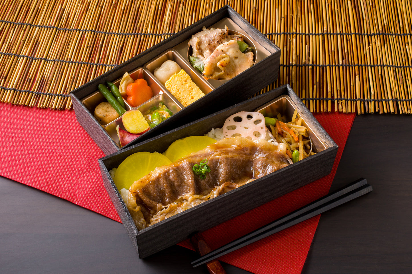 黒毛和牛すき焼き二段重